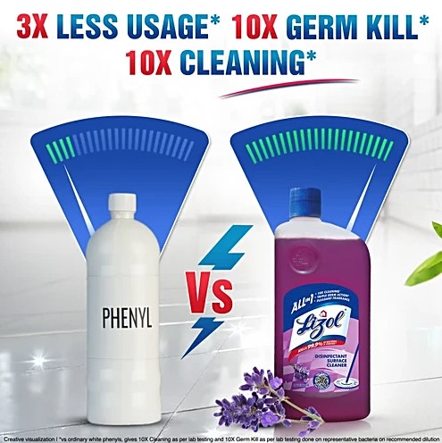 Lizol Surface Cleaner – Lavender - Image 4