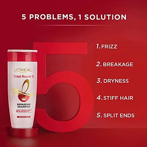 L'Oréal Paris Total Repair 5 Shampoo - Image 2