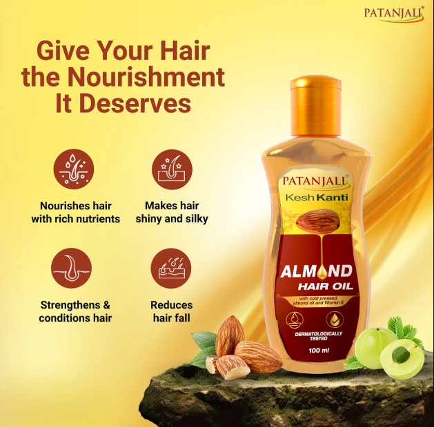 Patanjali Almond Hair Oil - Image 5